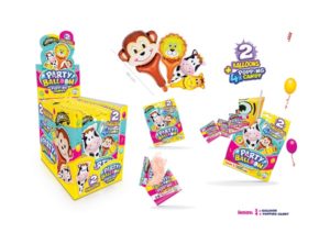 ÜLLATUSPAKK ÕHUPALLID+ PRAKSUV KARAMELL "PARTY BALLOONS" JOHNY BEE