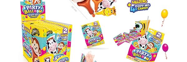 ÜLLATUSPAKK ÕHUPALLID+ PRAKSUV KARAMELL "PARTY BALLOONS" JOHNY BEE