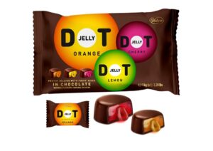 Kompvek Marmelaad sokolaadis "JELLY DOT" 1kg*6tk