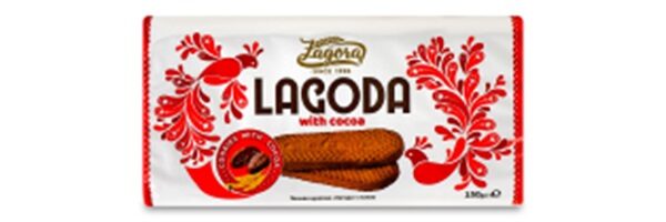 Pakitud Küpsis "LAGODA“ Kakao 150g*24tk