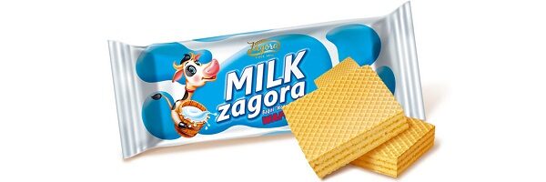 Pakitud Vahvel "ZAGORA“ Piima 80g*48tk