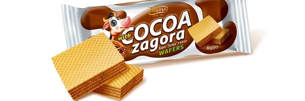 Pakitud Vahvel "ZAGORA“ Kakao 80g*48tk