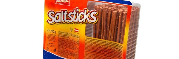 8338 Kõrsikud "SALTSTICKS" Soolane 200g*20tk