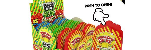 Kommid "NUCLEAR STRIKE" SOUR BOX 20g*12tk (18)