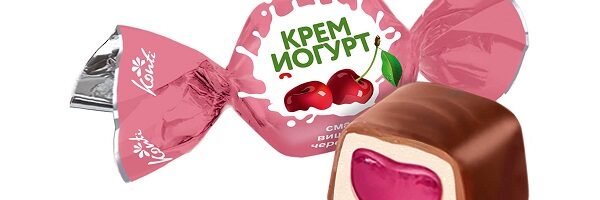 Kompvek "CREAM-YOGHURT" Kirsi 1kg*7tk