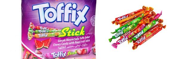 2662 Nätsukompvek "TOFFIX STICK" MIX 800g*8tk