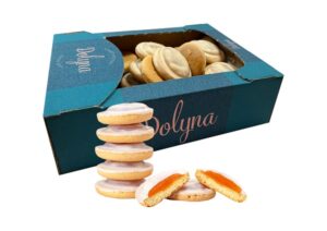 5902 Pk Biskviitküpsis "DOLYNA" Apels.valges glas.500g*12tk