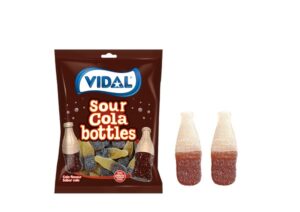 Kummikomm "SOUR COLA BOTTLES" 90g*14tk