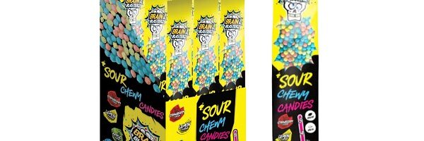Nätsukomm "BRAIN BLASTERZ" SOUR CHEWY 60g*12tk