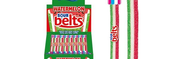 Hapud Ribad "SOUR BELTS" Watermelon 9g*150tk(6)